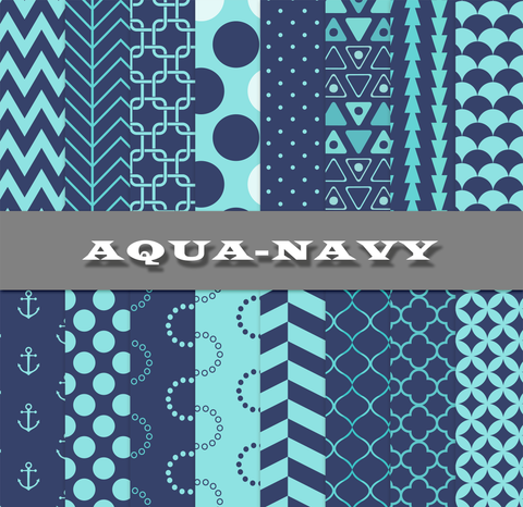 Aqua-Navy - Infinity Moons & Co.