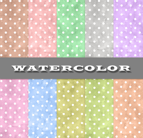 Watercolor Dots