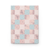 Pink & Blue Rose Gold (9) - Hardcover Journal Matte