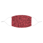 Burgundy Dots - Fabric Face Mask