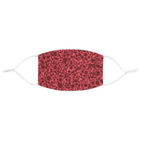 Burgundy Dots - Fabric Face Mask