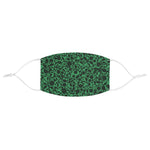 Forest Green Dots - Fabric Face Mask