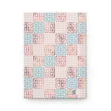 Pink & Blue Rose Gold (9) - Hardcover Journal Matte