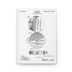 Tambourine 1899 Vintage Patent - Hardcover Journal Matte