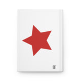 Patriotic Girl (White) - Hardcover Journal Matte