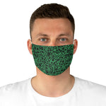 Forest Green Dots - Fabric Face Mask