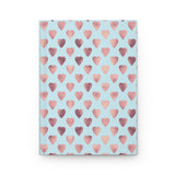 Pink & Blue Rose Gold (4) - Hardcover Journal Matte