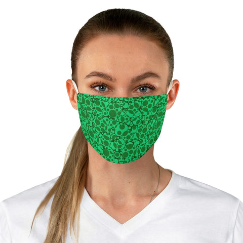 Green Dots - Fabric Face Mask