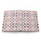 Pink & Blue Rose Gold (2) - Hardcover Journal Matte