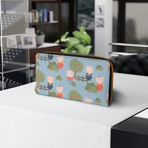 3 Little Piggies (6) - Zipper Wallet