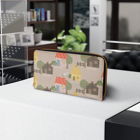 3 Little Piggies (9) - Zipper Wallet