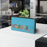 Beach Vibes (Blue) - Zipper Wallet