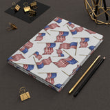 USA Flag - Hardcover Journal Matte