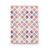Pink & Blue Rose Gold (2) - Hardcover Journal Matte