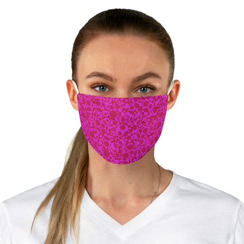 Hot Pink Dots - Fabric Face Mask