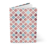 Pink & Blue Rose Gold (2) - Hardcover Journal Matte