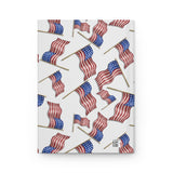 USA Flag - Hardcover Journal Matte