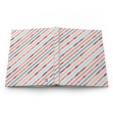 Pink & Blue Rose Gold (6) - Hardcover Journal Matte