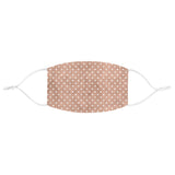 Beige Watercolor Dots - Fabric Face Mask