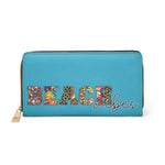 Beach Vibes (Blue) - Zipper Wallet
