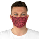 Burgundy Dots - Fabric Face Mask