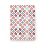 Pink & Blue Rose Gold (2) - Hardcover Journal Matte