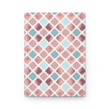 Pink & Blue Rose Gold (2) - Hardcover Journal Matte