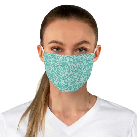 Aqua Dots - Fabric Face Mask