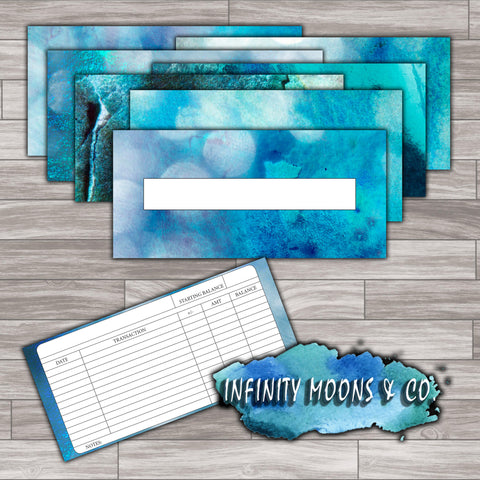 Abigail - Printable Cash Envelope with Tracker - Set of 12