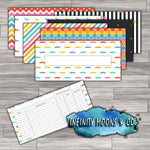 Andrea - Printable Cash Envelope with Tracker - Set of 7