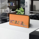 Beach Vibes (Orange) - Zipper Wallet