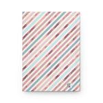 Pink & Blue Rose Gold (6) - Hardcover Journal Matte