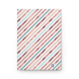 Pink & Blue Rose Gold (6) - Hardcover Journal Matte