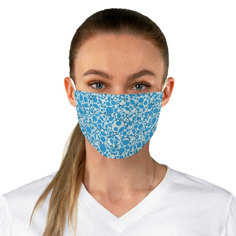 Blue Dots - Fabric Face Mask