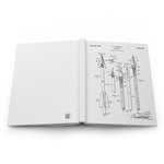 Arrowhead Patent (White) - Hardcover Journal Matte