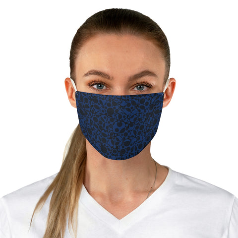 Navy Dots - Fabric Face Mask