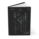 Arrowhead Patent (Black) - Hardcover Journal Matte