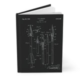 Arrowhead Patent (Black) - Hardcover Journal Matte