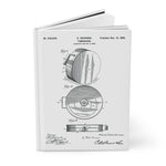 Tambourine 1899 Vintage Patent - Hardcover Journal Matte