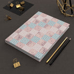 Pink & Blue Rose Gold (9) - Hardcover Journal Matte