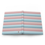 Pink & Blue Rose Gold (12) - Hardcover Journal Matte