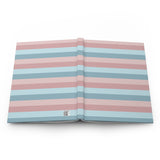Pink & Blue Rose Gold (12) - Hardcover Journal Matte