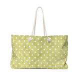 Yellow Watercolor Dots - Weekender Bag