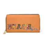 Beach Vibes (Orange) - Zipper Wallet