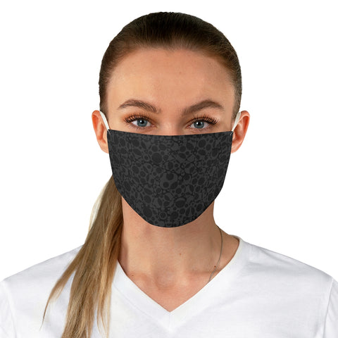 Black Dots - Fabric Face Mask