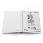 Tambourine 1899 Vintage Patent - Hardcover Journal Matte