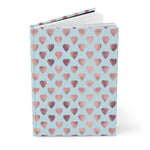 Pink & Blue Rose Gold (4) - Hardcover Journal Matte