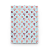 Pink & Blue Rose Gold (4) - Hardcover Journal Matte
