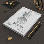 Tambourine 1899 Vintage Patent - Hardcover Journal Matte