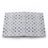 Pink & Blue Rose Gold (4) - Hardcover Journal Matte